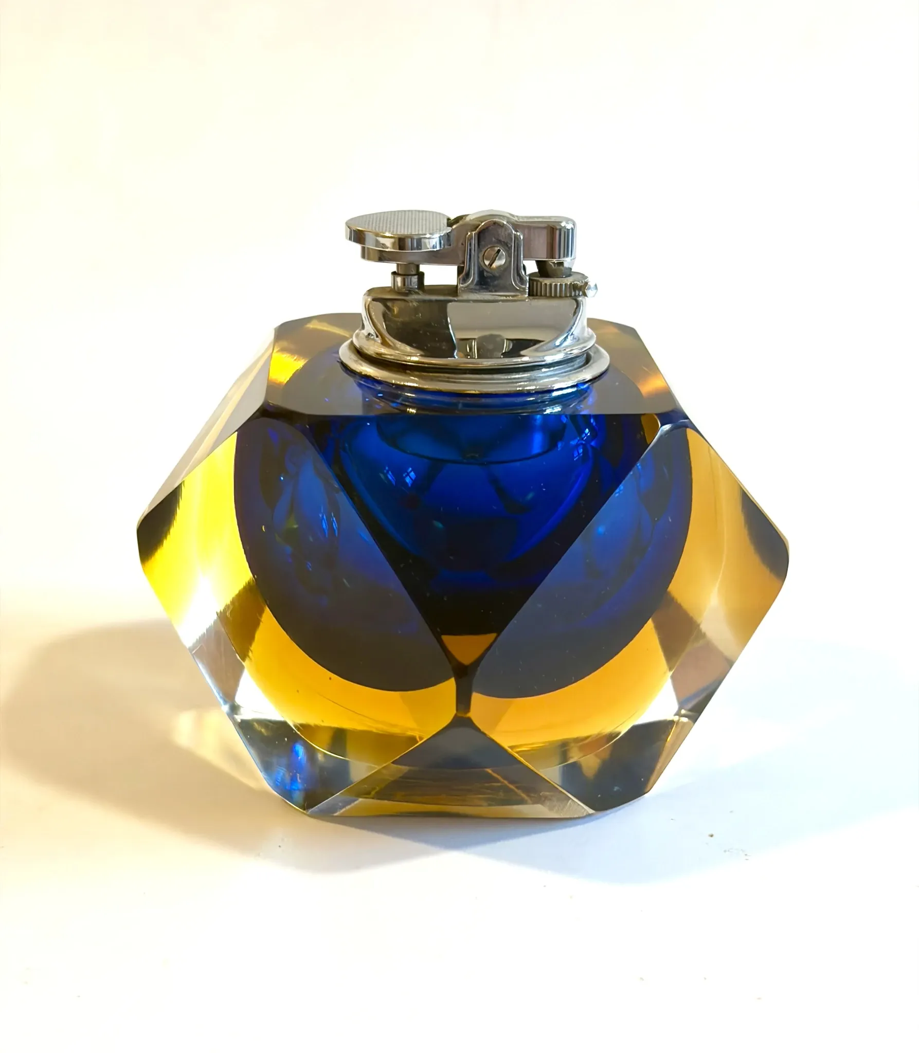 Vintage Murano Sommerso Table Lighter