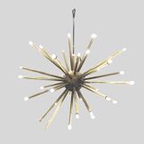 Sputnik Star pendel in Brass 32 arms  Diameter 55cm