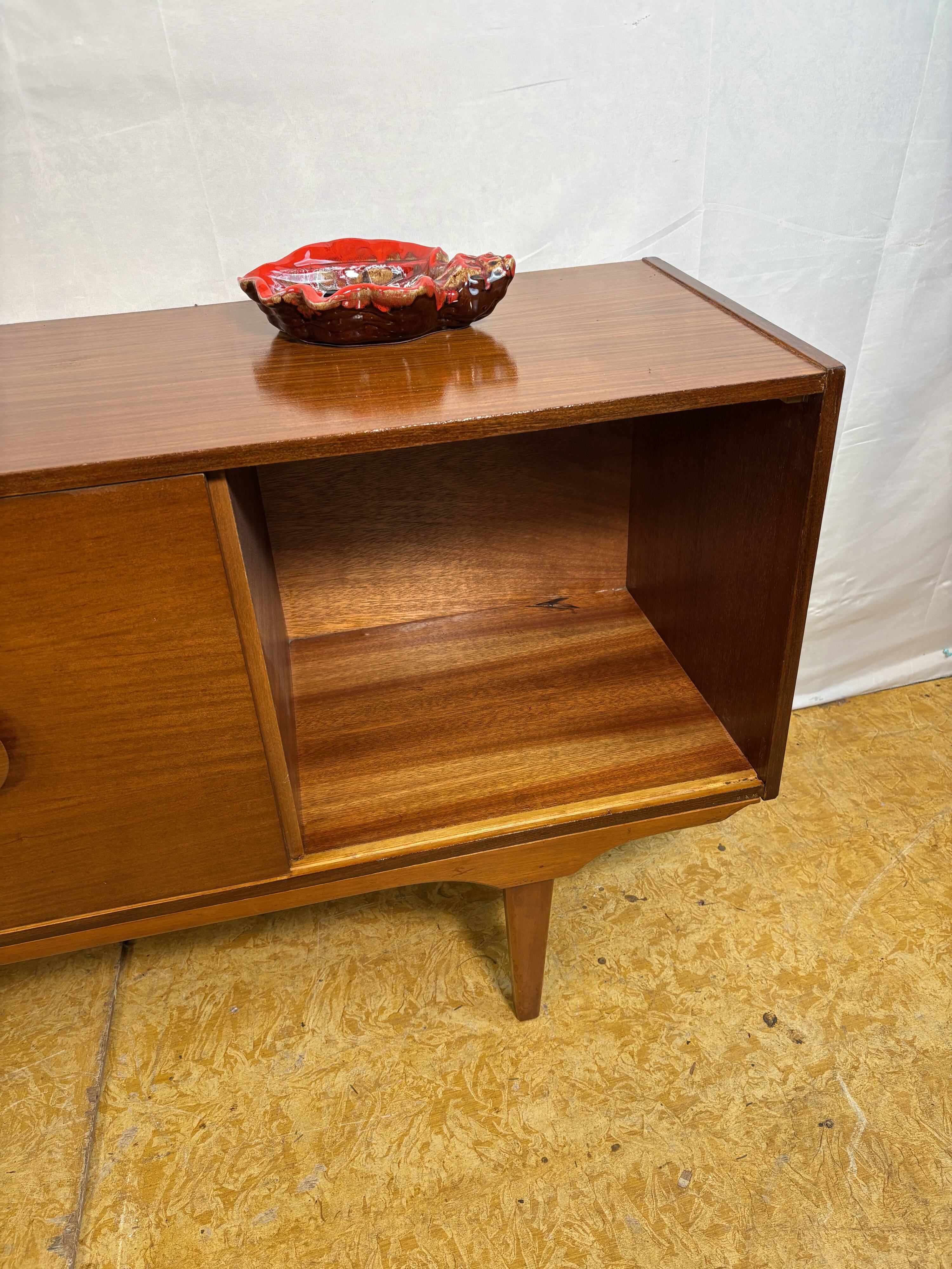 Mid Century Retro Teak Sideboard by Beautility Circa 1960 Danish Design
