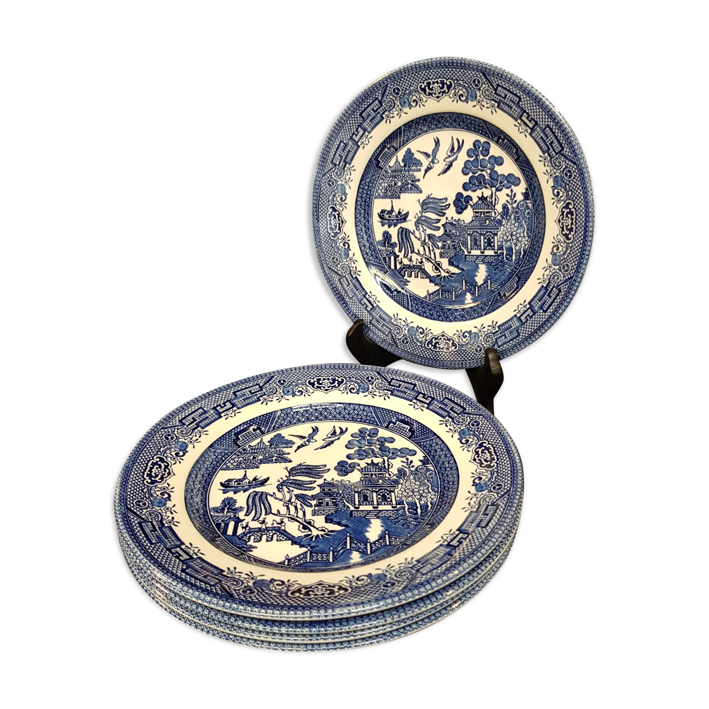 5 Churchill dessert plates