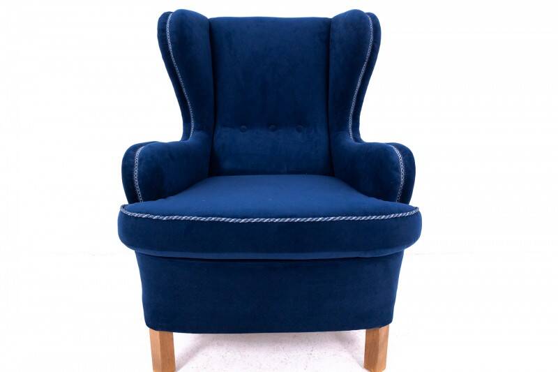 Wingback armchairs, Northern Europe, mid-20th century.