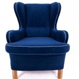 Wingback armchairs, Northern Europe, mid-20th century.