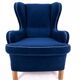 Wingback armchairs, Northern Europe, mid-20th century.