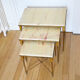 Tables gigognes en marbre vintage
