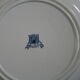 6 plates gien 1950 blue ibis model
