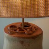 Handmade Danish ceramic table lamp from the 1970