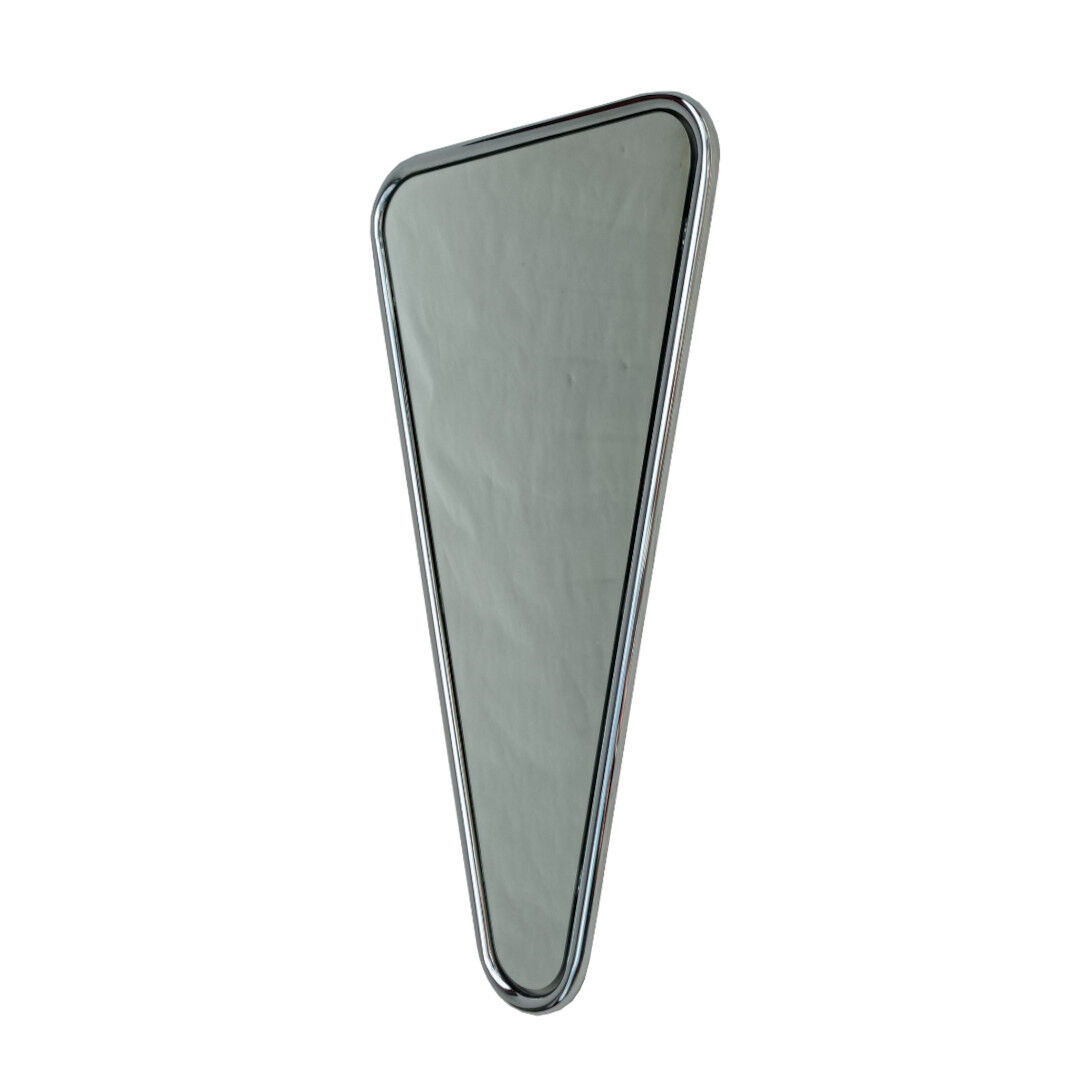 Miroir design en forme de triangle des années 70, véritable ère spatiale