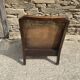 English armchair type Chippendale with cushion