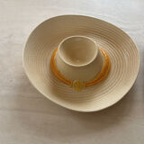 Vintage dish slip hat nachos