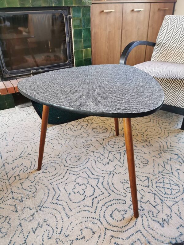 Table basse tripode vintage années 60