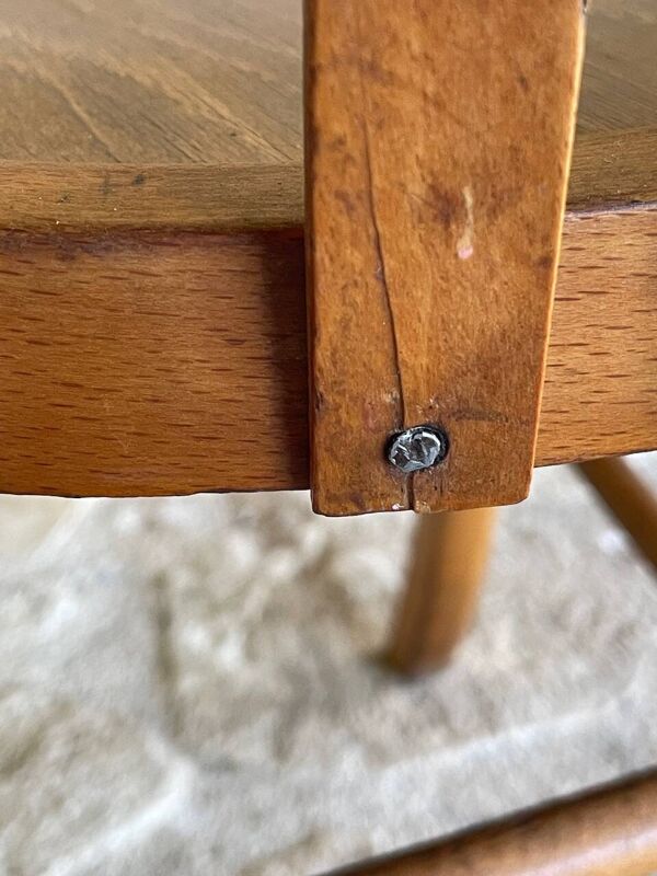 Paire de chaises bistrot par Luterma , circa 50-60