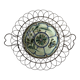 Antique barbotine and wire dish, 19th century