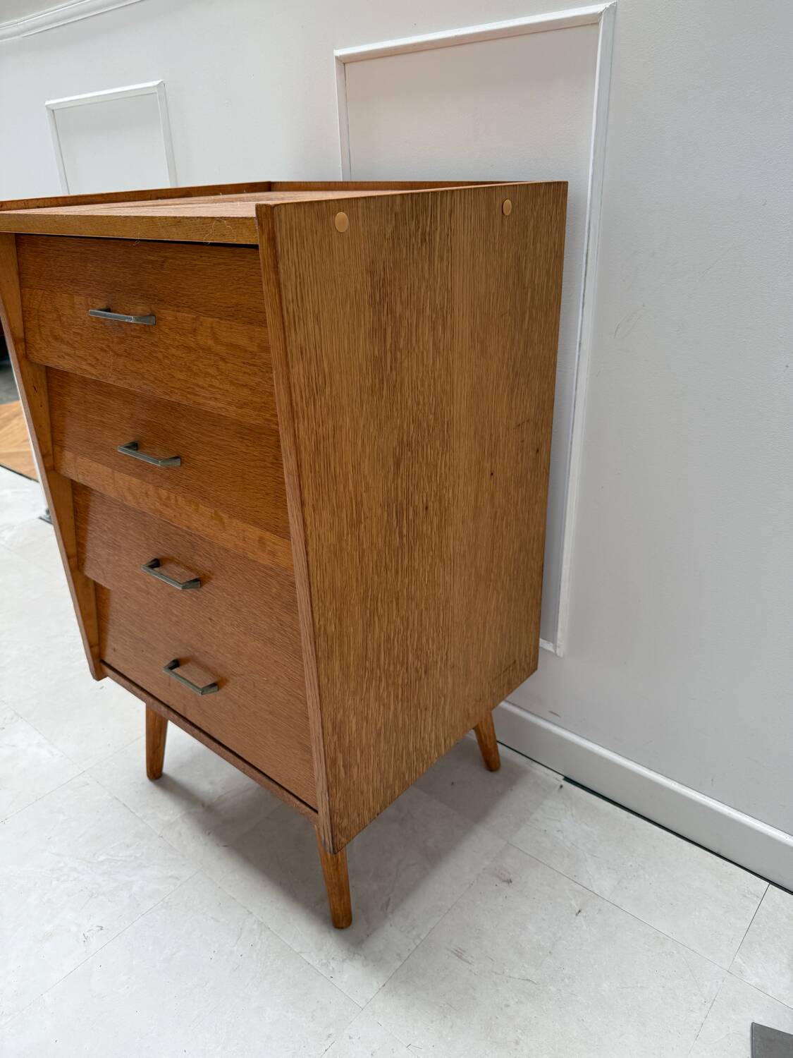 Vintage chiffonier with compass feet