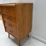 Vintage chiffonier with compass feet
