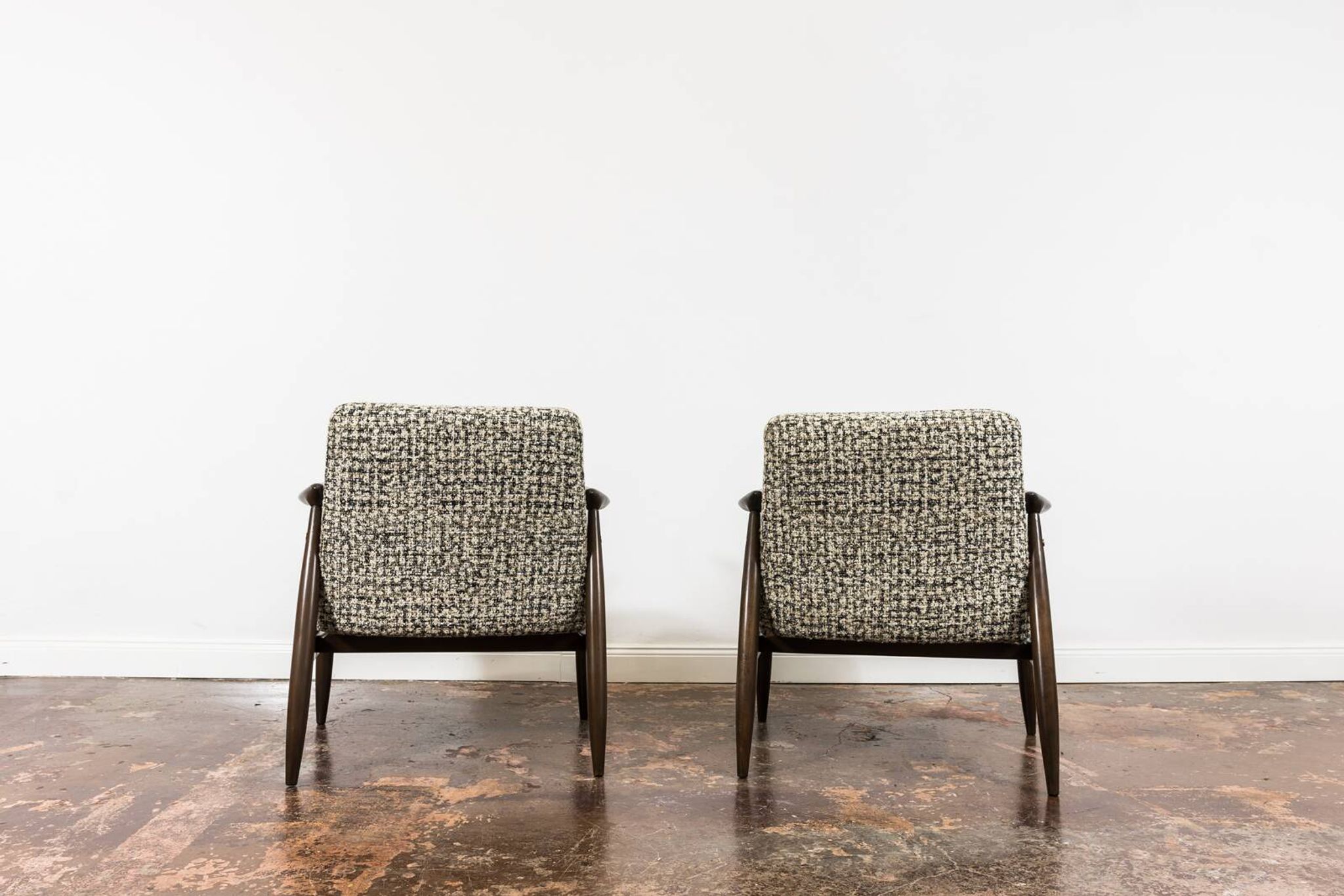 Customizable Pair Of Restored Mid Century Armchairs By Juliusz Kędziorek, 1960s