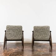 Customizable Pair Of Restored Mid Century Armchairs By Juliusz Kędziorek, 1960s