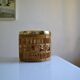 Bamboo and brass basket circa 1960 italy