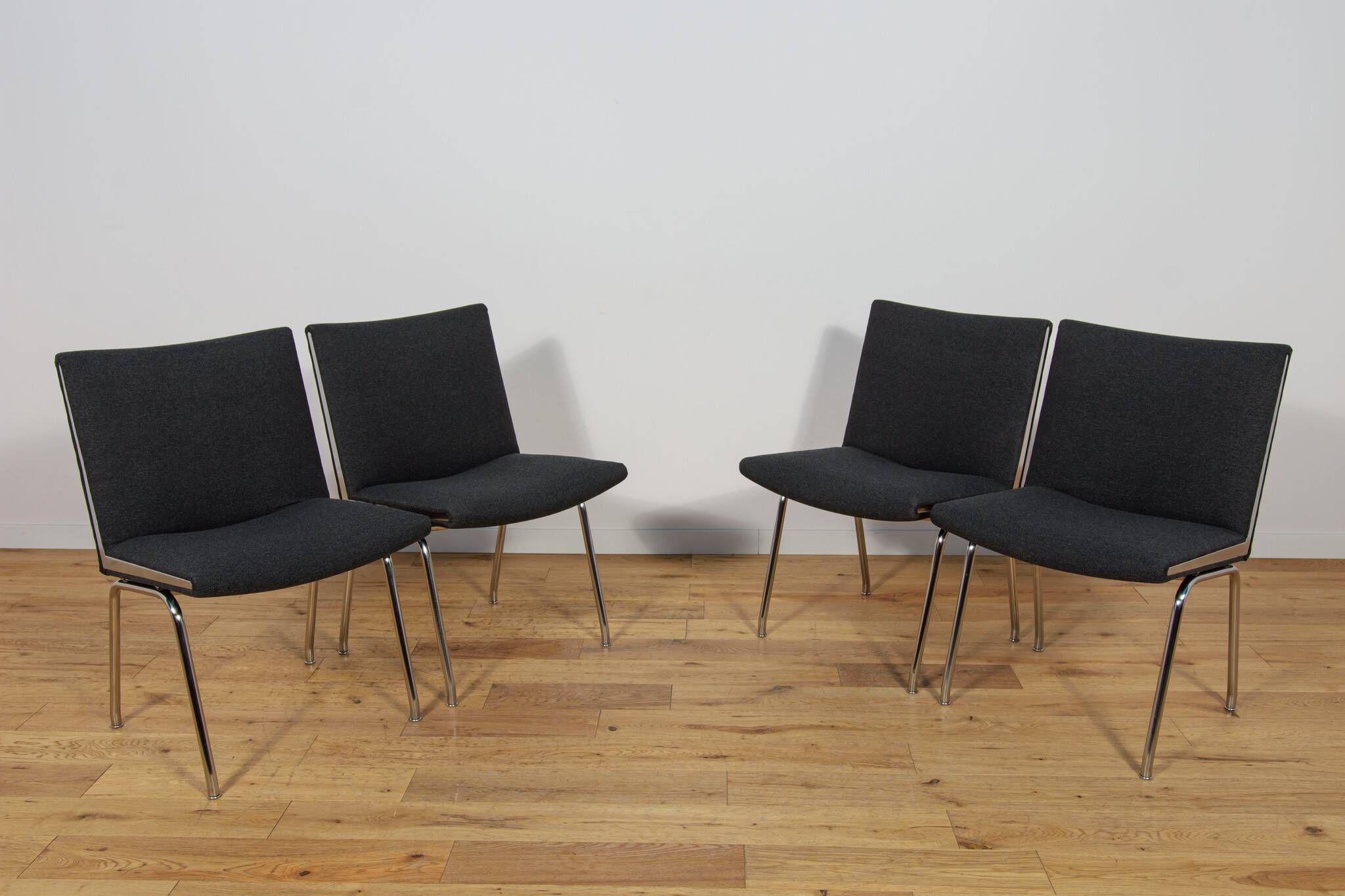 Model AP-38 Airport Chairs by Hans J. Wegner for AP Stolen, Denmark, 1950s,
