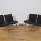 Chaises d'aéroport modèle AP-38 par Hans J. Wegner pour AP Stolen, Danemark, années 1950,