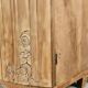 Armoire Art déco, 3 portes, 1 miroir, sablée