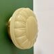 Vintage Art Deco globe wall or ceiling light in yellow opaline.