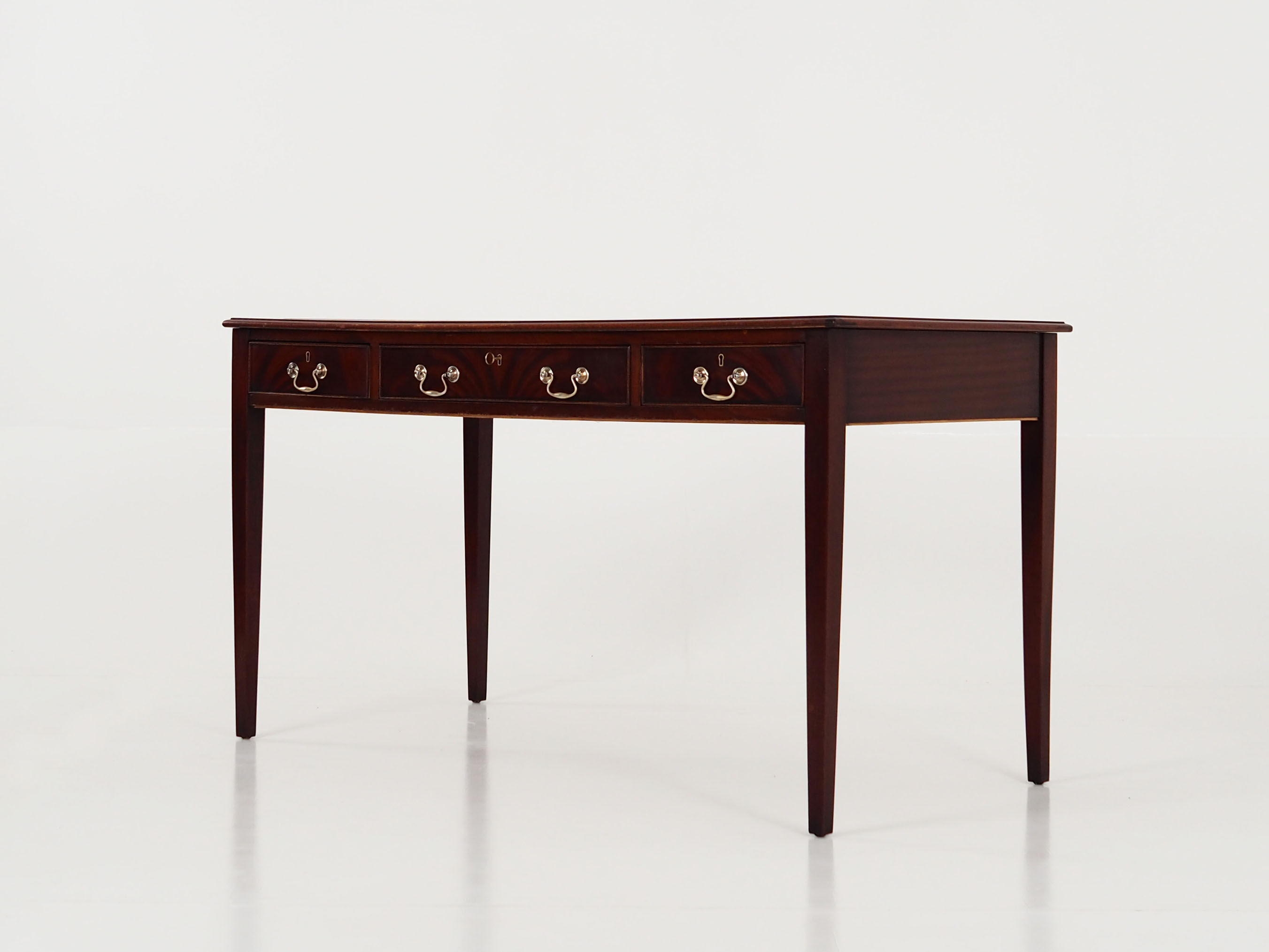 Mahogany desk scandinavian design of the 70s
