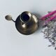 Antique brass candle holder