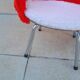 Chaise moumoute enfant vintage forme de fleur
