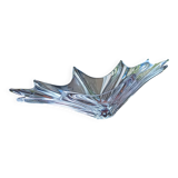 Large crystal fruit bowl signed daum