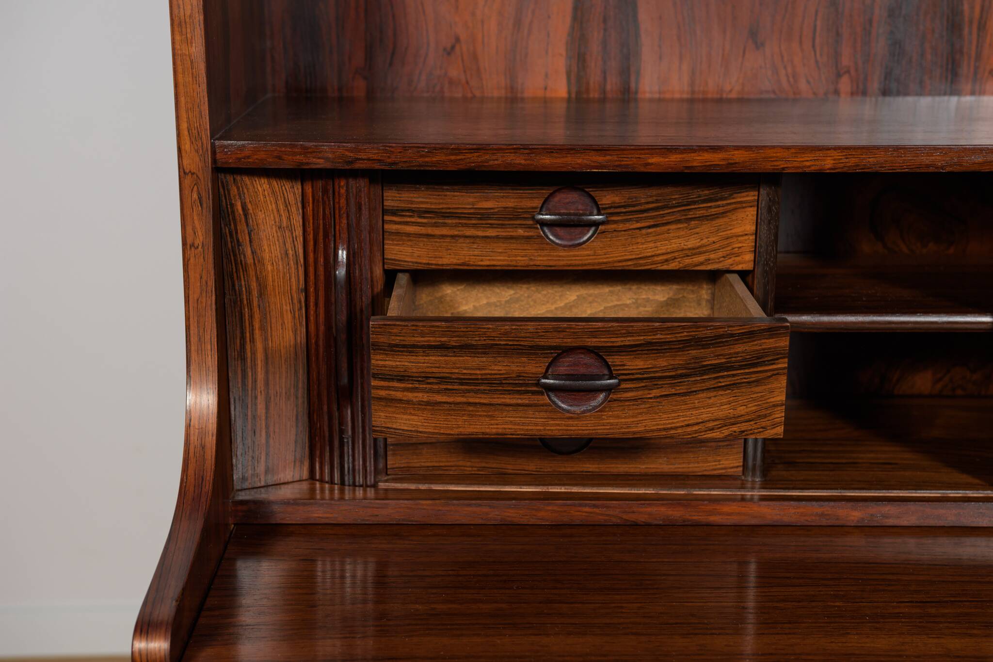 Mid-Century Rosewood Shelf by Johannes Sorth for Bornholm, Denmark, 1960s
