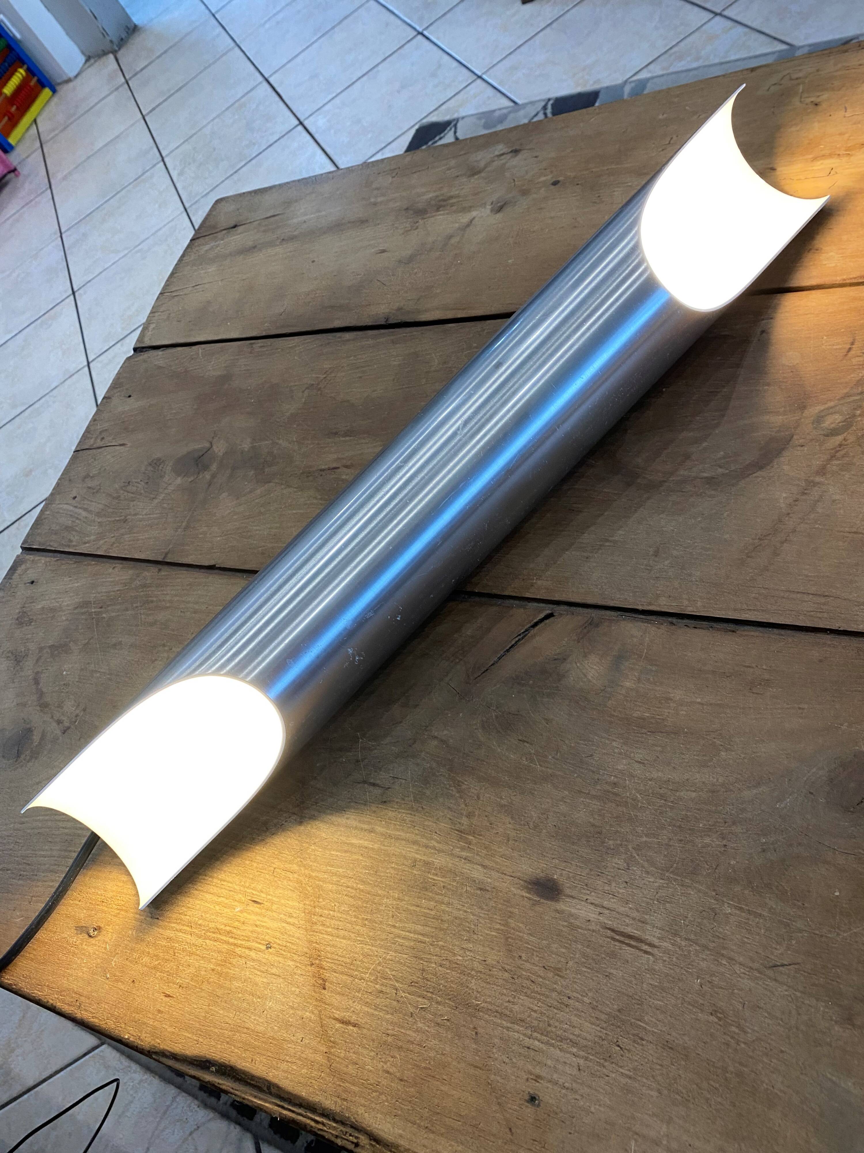 Wall lamp n2 Sconce Fuga XXL 60cm Aluminum Raak Komulainen 1970 vintage