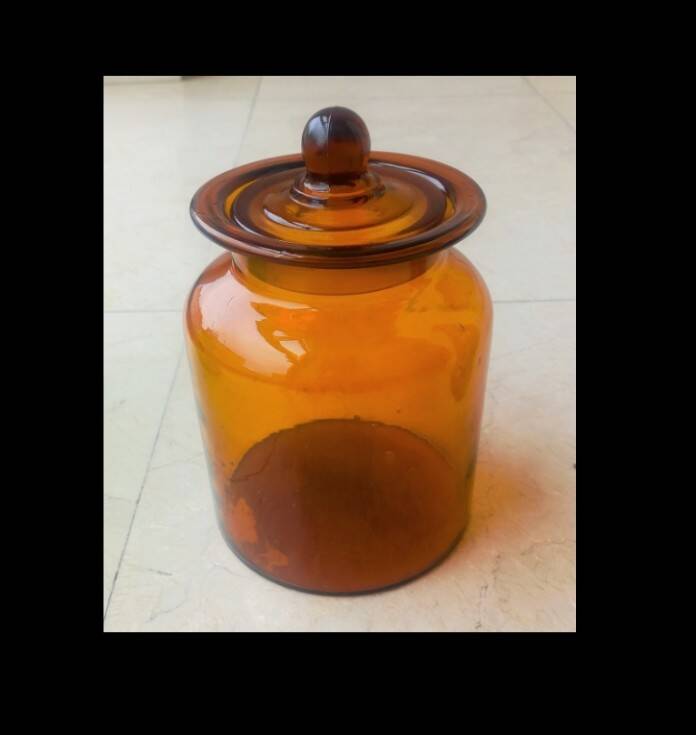 Pair Takahashi apothecary jars