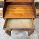 Small kitchen cabinet in pitch pine.