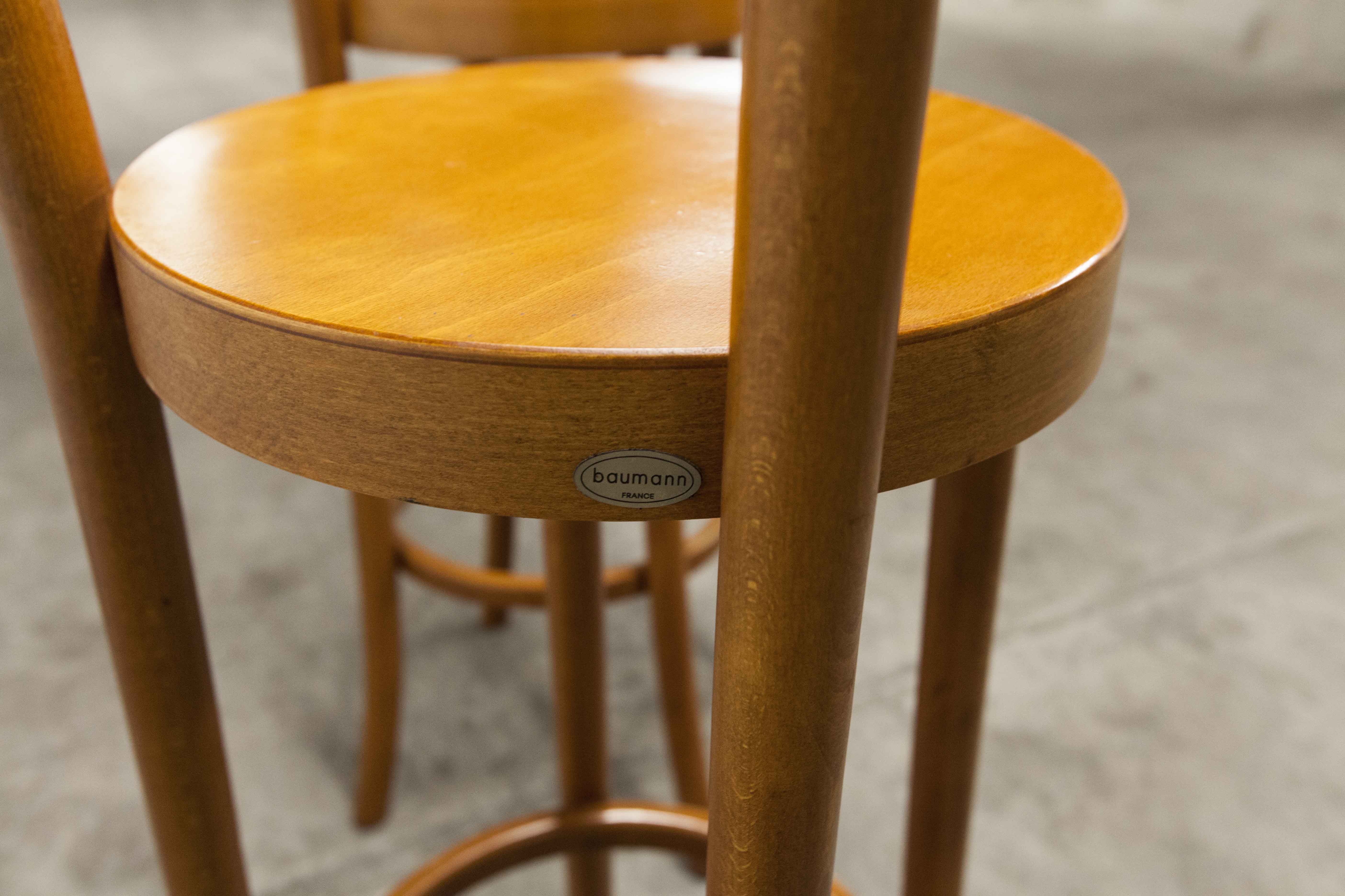 Pair of Baumann Dialog stools, 1997