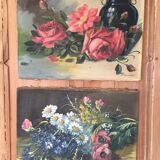 Still life with flowers country