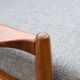 Sofa, teak daybed, reupholstered, 1960s
