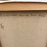 Oil painting signed armand bouvier fauvism style walkers ss le bois