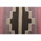 Vintage Turkish Oushak Handmade Wool Cotton Purple Runner Rug 93x234