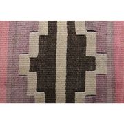 Vintage Turkish Oushak Handmade Wool Cotton Purple Runner Rug 93x234
