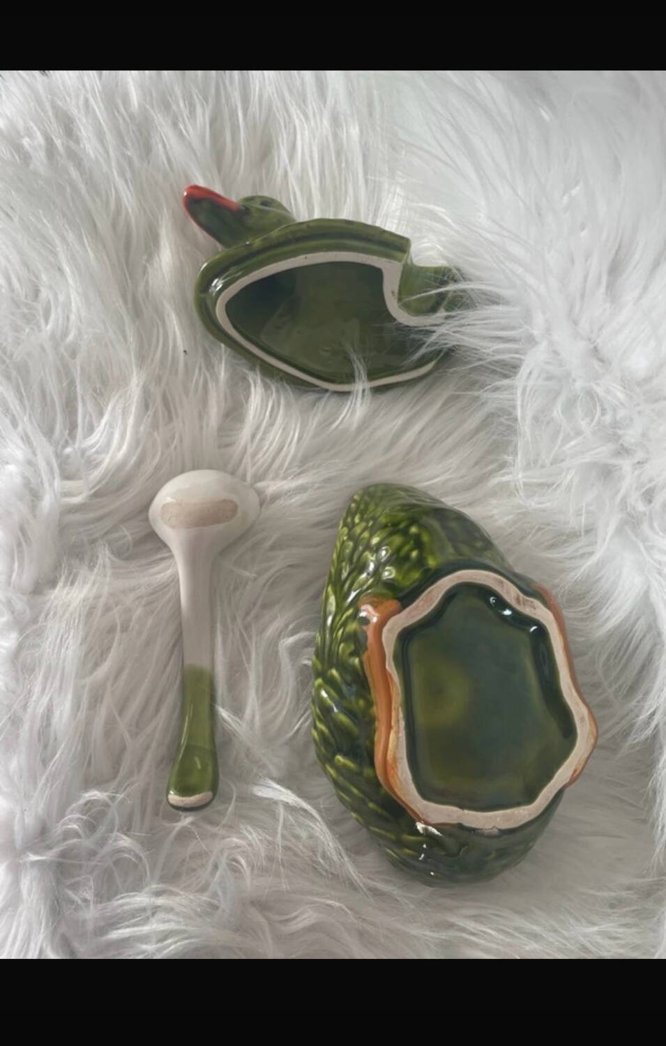 Saucière en barbotine