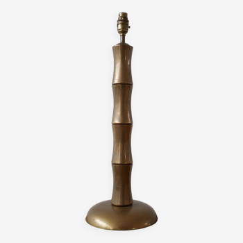 Solid Brass Faux Bamboo English Table Lamp