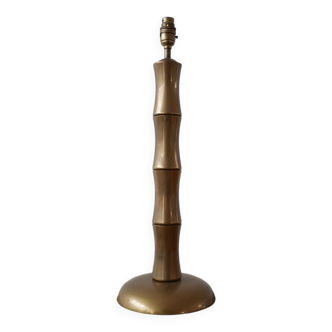 Solid Brass Faux Bamboo English Table Lamp