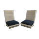 Pair of wicker chairs 1970