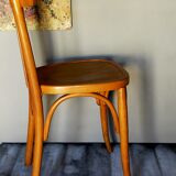 Chaise de bistrot Mahieu en bois courbé début XXème