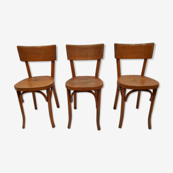 Three Baumann chairs from the 1950s