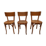Three Baumann chairs from the 1950s