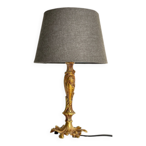 lampe chic bronze à