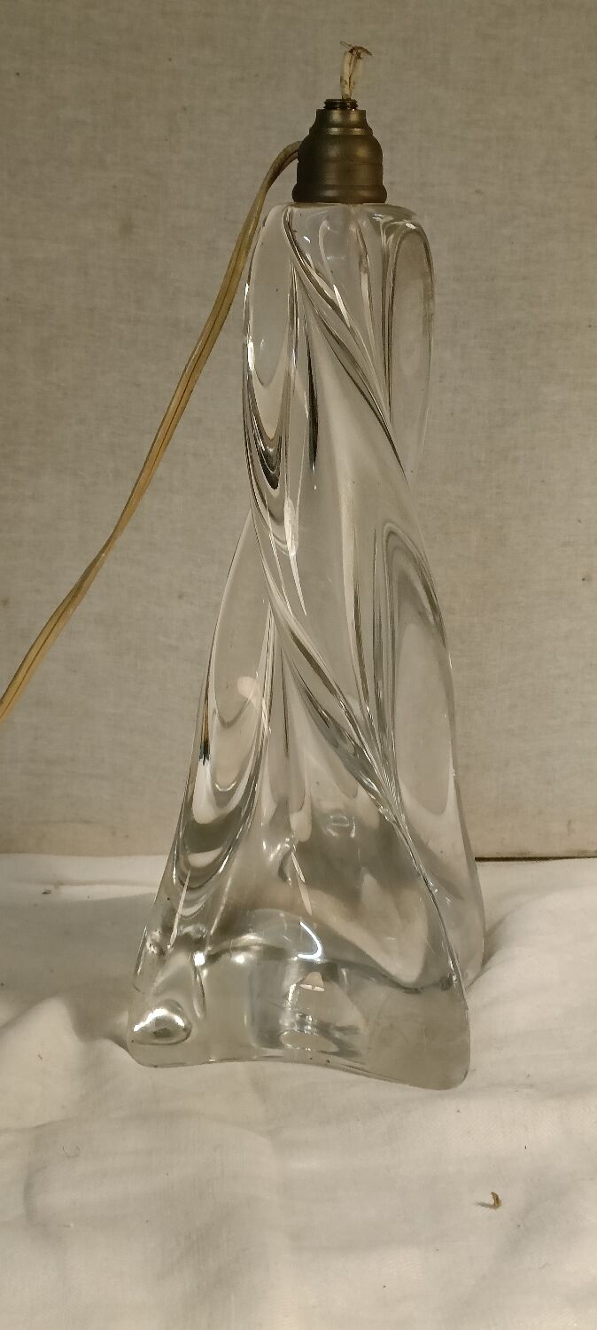 Pied de lampe Baccarat vintage