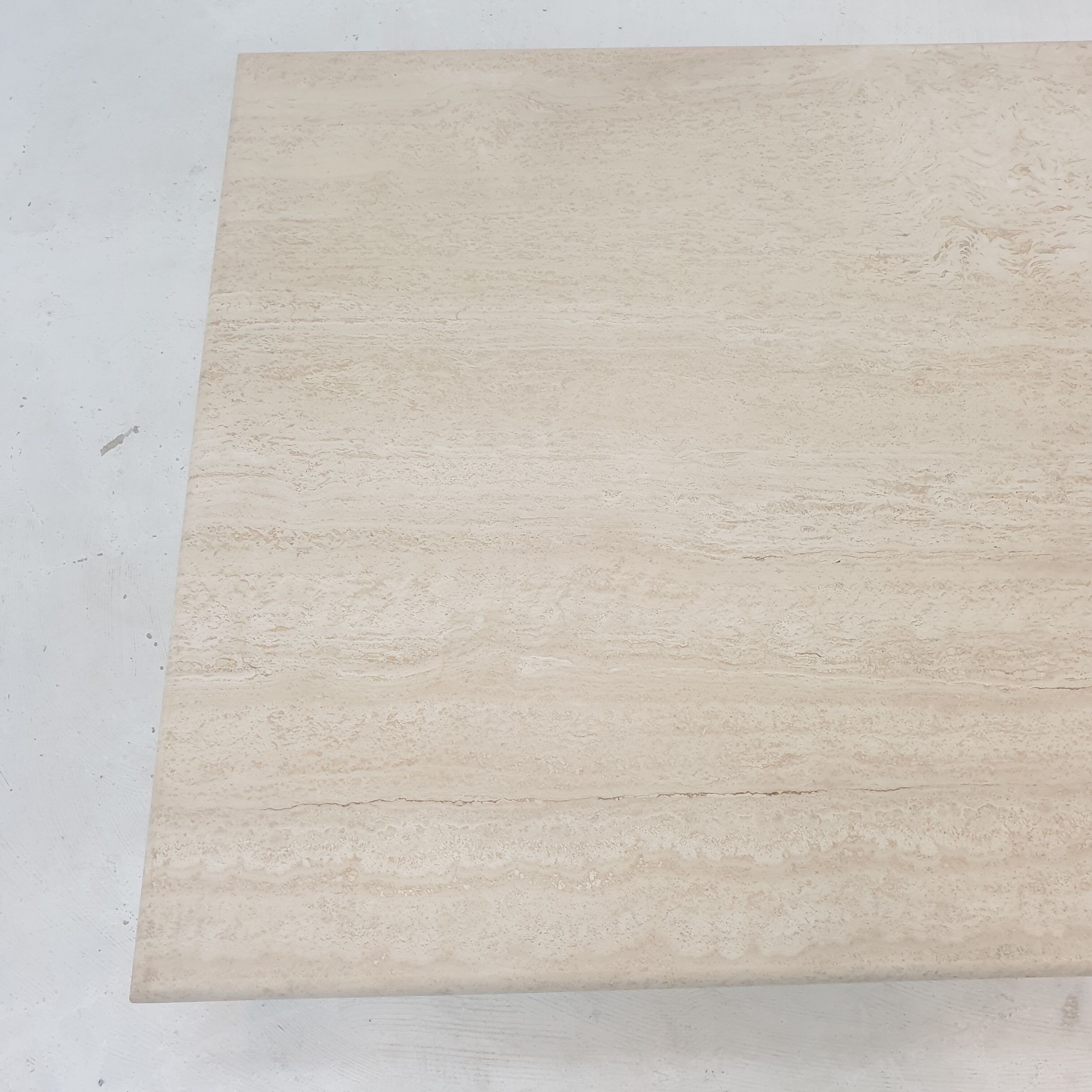Italian Travertine Coffee Table, 1980's
