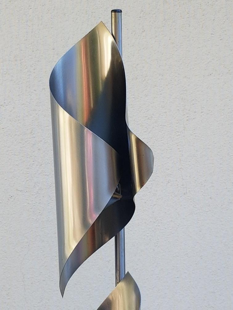 70s design stainless lamp